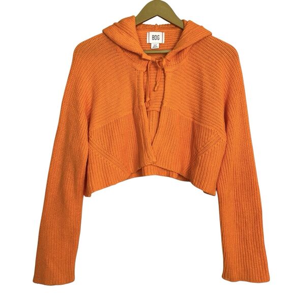 BDG Urban Outfitters Oversized Cropped Cardigan Sweater Hoodie Small Boho Y2K - Picture 1 of 7